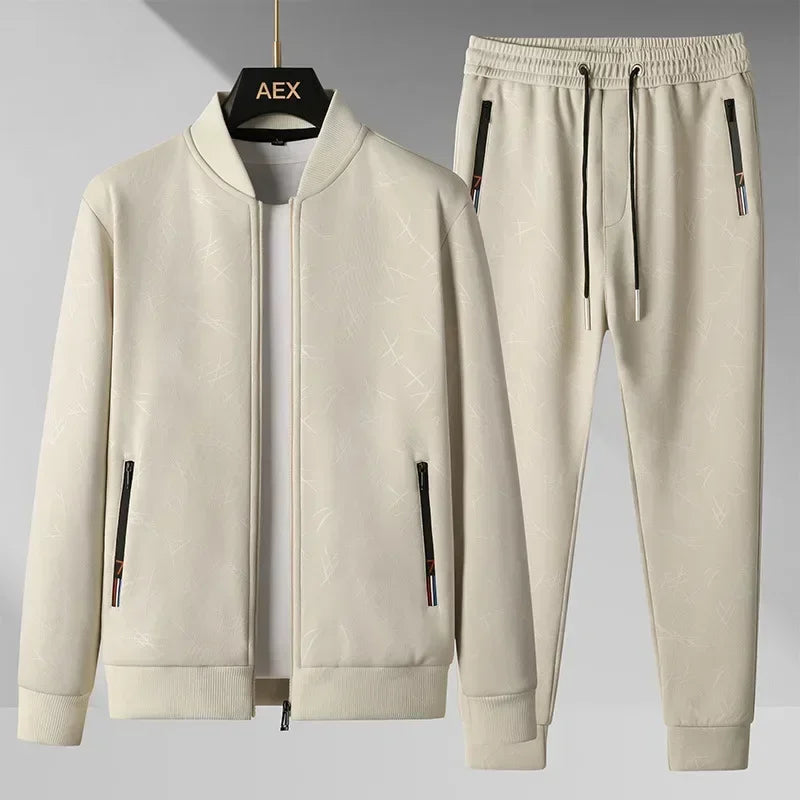 Embossed Tracksuit Set