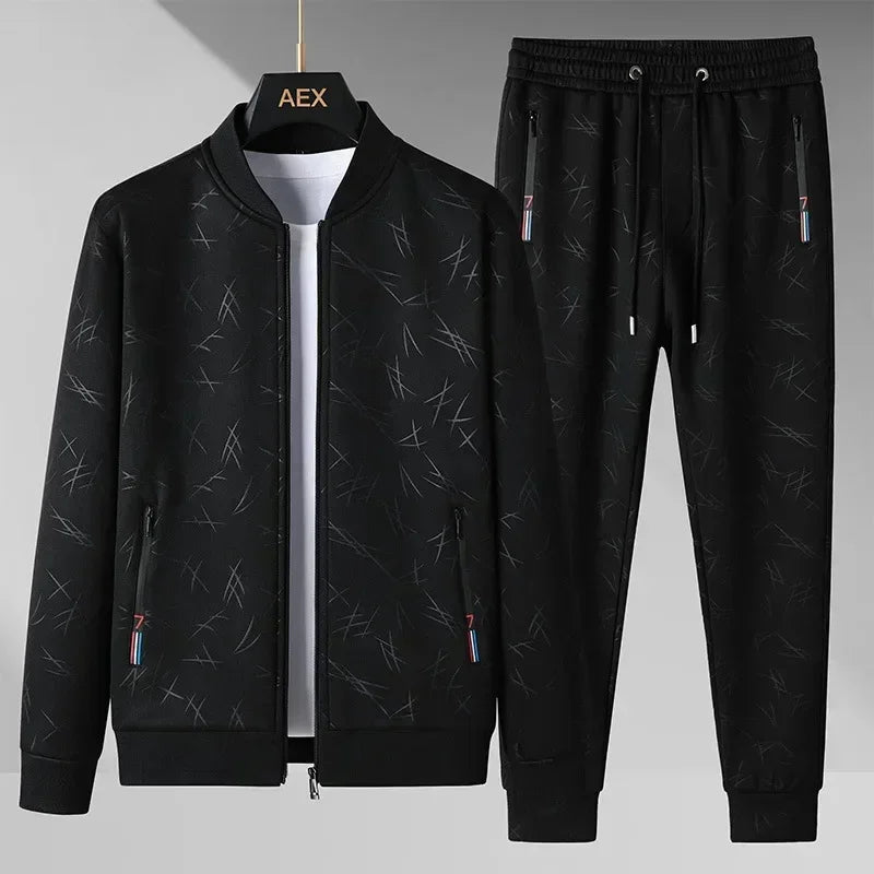 Embossed Tracksuit Set