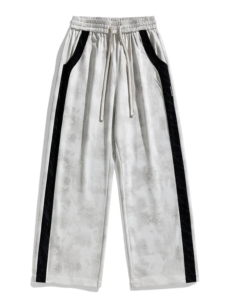 Wide-Leg Corded Pants